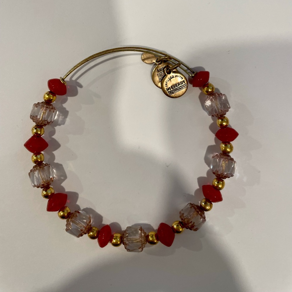 Alex and Ani pink and orange beads